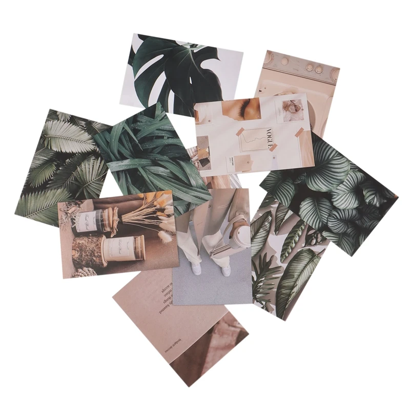 50PCS Scrapbooking Material, Retro Diary Paper, DIY Craft Background, Light Writing Decoration, For Writing