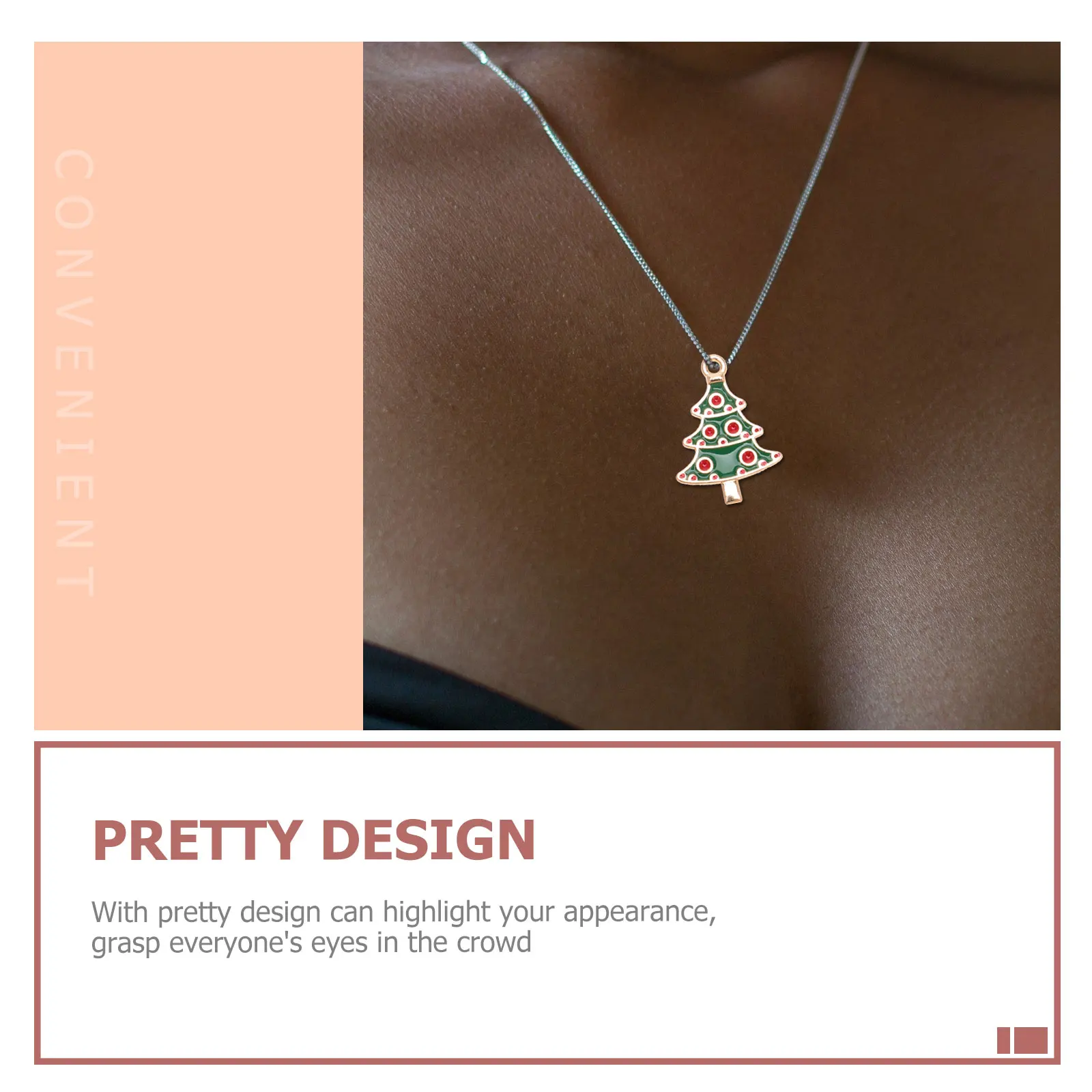 

10 шт. изысканные подвески в виде рождественской елки, рождественское эмалированное ожерелье, браслет, изготовление ювелирных изделий, аксессуары «сделай сам» для праздников