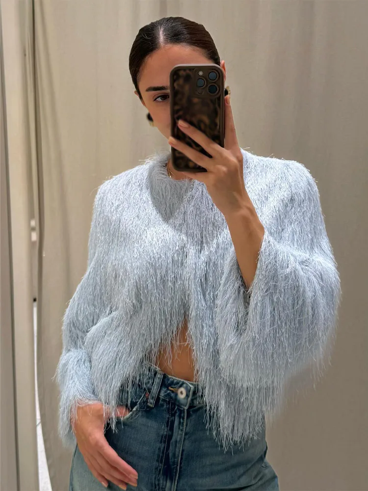 

HH осенние женские новые модные повседневные куртки однотонные однобортные женские короткие пальто с круглым вырезом и длинными рукавами
