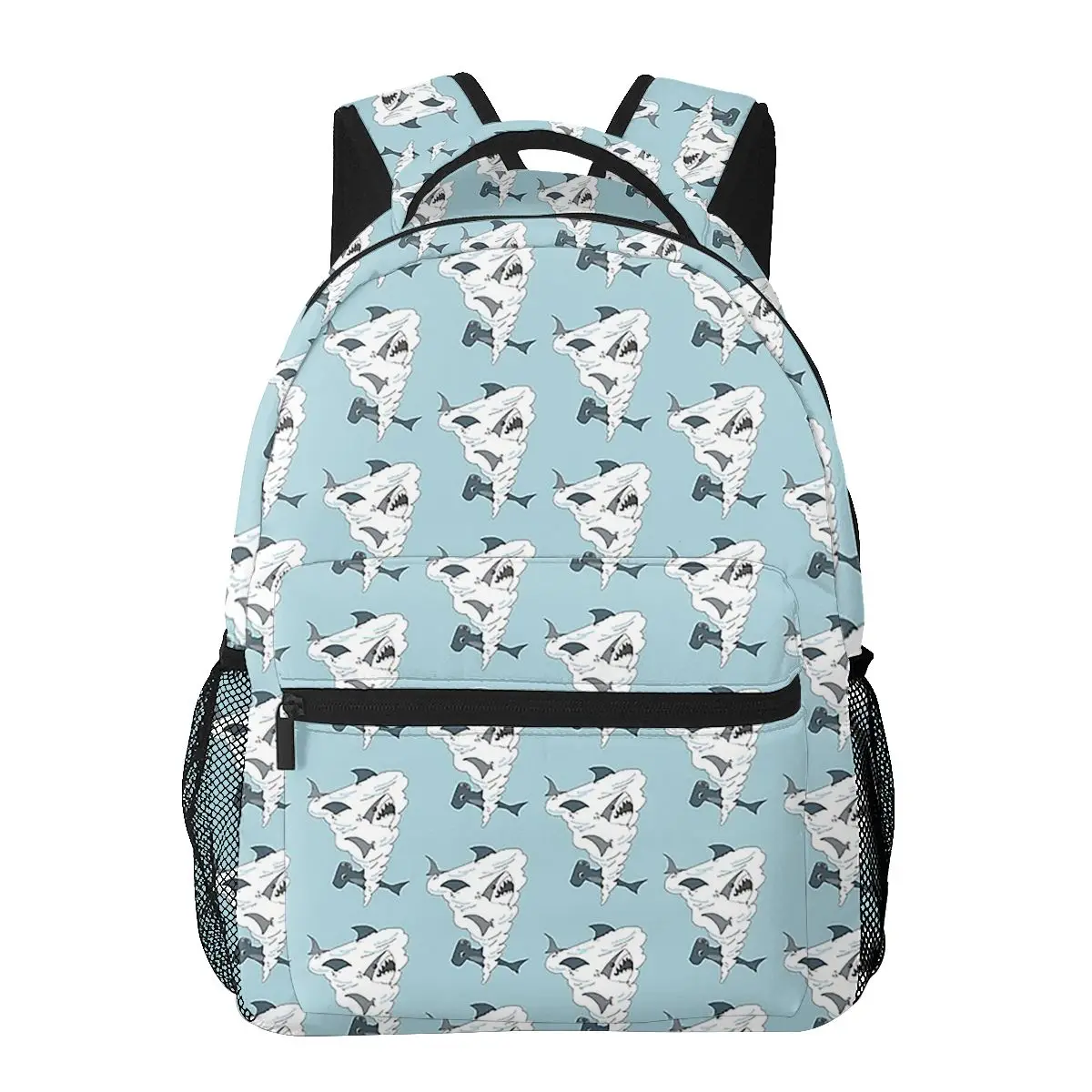 Mochilas Sharknado para Crianças, Mochilas escolares para meninos e meninas, Mochila dos desenhos animados, Bolsa de ombro, Grande capacidade