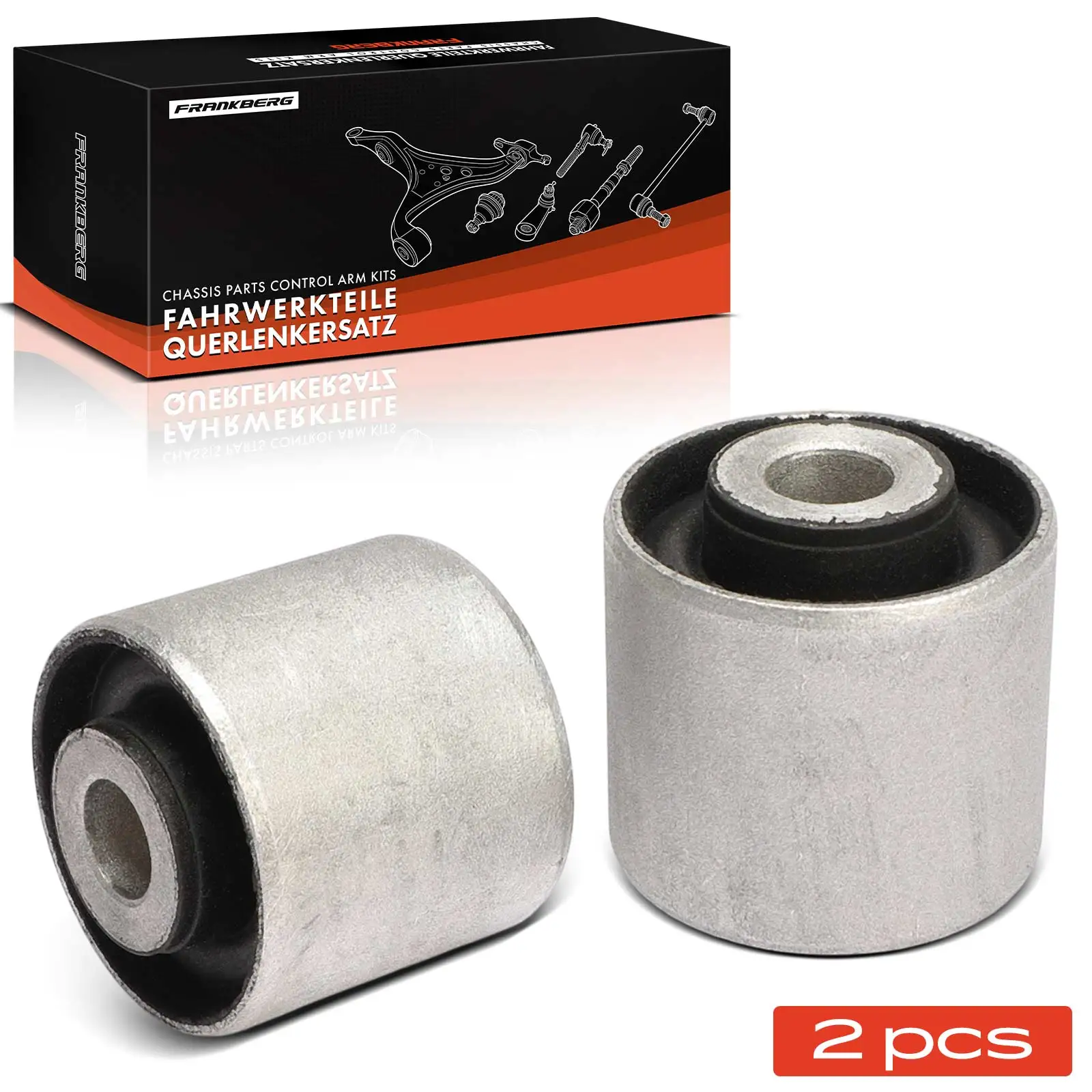 Frankberg 2x voorste onderste linker/rechter draagarm voor Audi A4, A5, A6, A7, A8, Q5; Porsche Macan MS70431 GS70431 4E0407181B