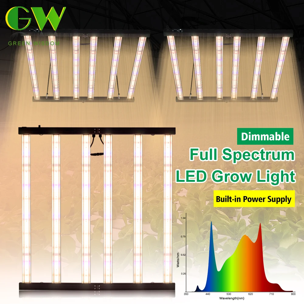 240W 320W 720W Dimmable LED Grow Light LM281B Chip Full Spectrum Phyto Foldable Quantum Lamp for Indoor Plant Greenhouse