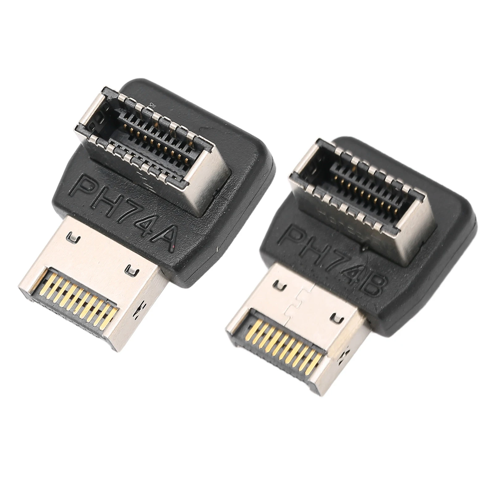 USB3.1 TYPE E Adapter Computer Motherboard USB3.1 TYPEE Adapter 90 Degree Steering Elbow Usb Front Panel Adapter Header Splitter