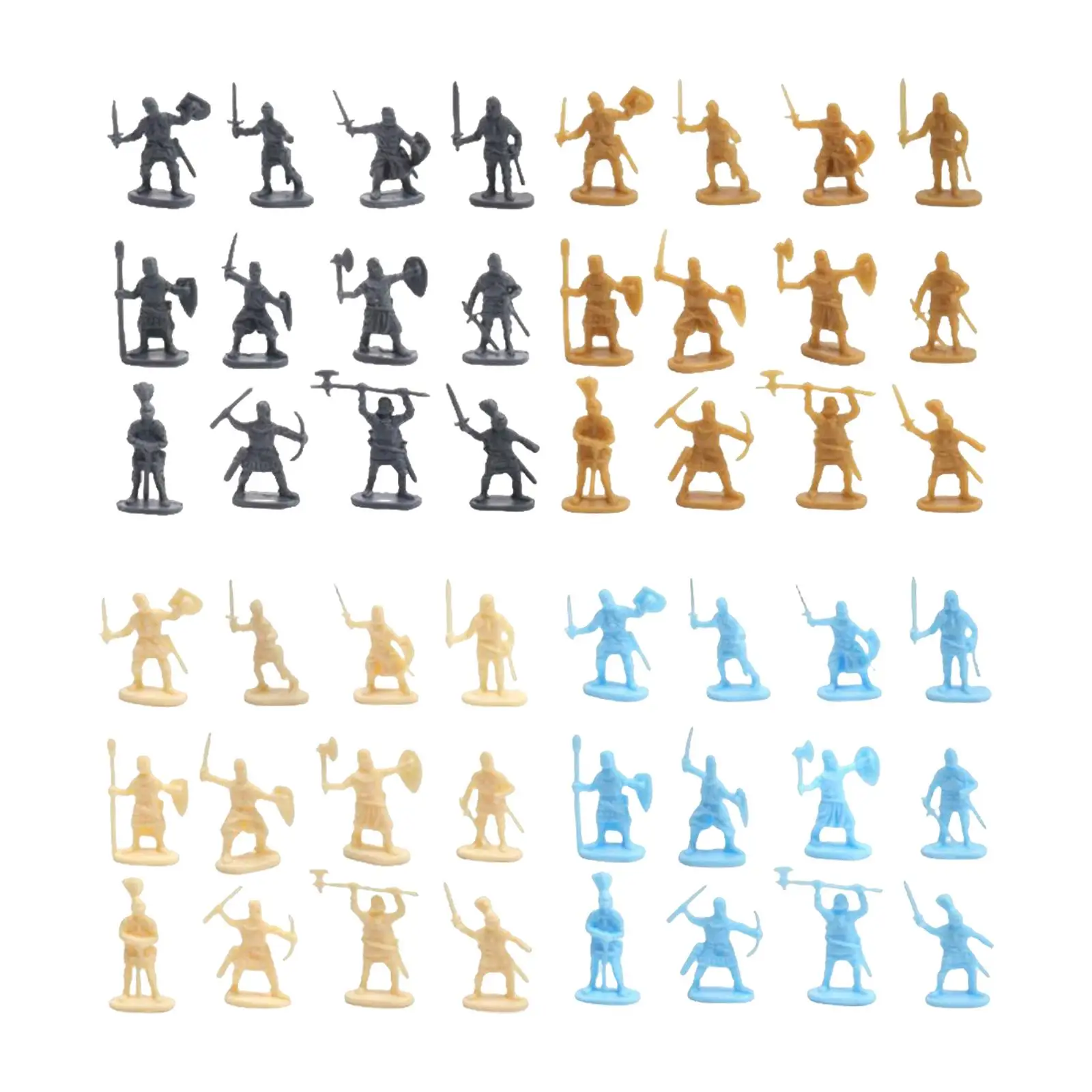 200Pcs Model Toy Ornaments for Themed Party Battle Building Scene