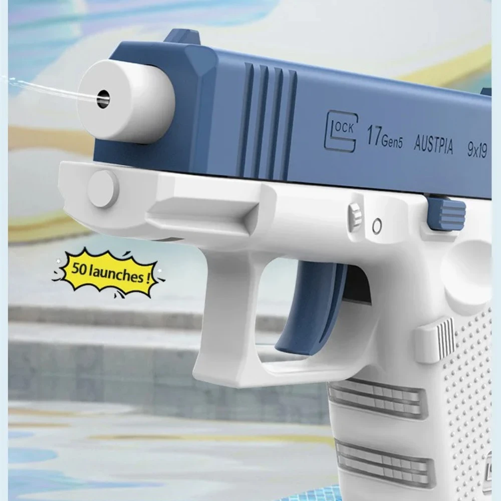 Water Gun Automatic Continuous Hair Unlimited Glock Pistol Shooting Toy Outdoor Beach Gun Summer Water Beach Toy For Kids gifts image 6