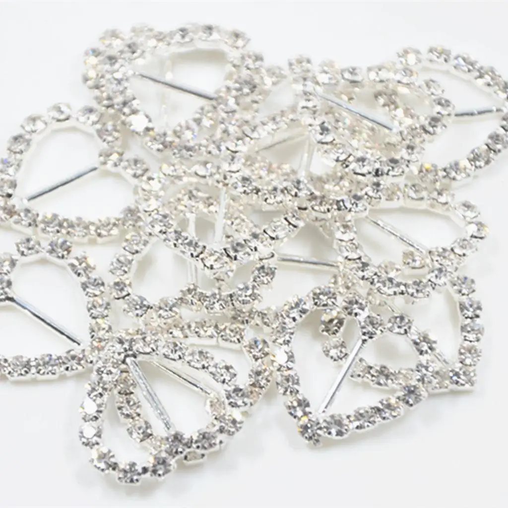 

16 шт. пряжка лента горный хрусталь ползунки украшение для свадебной вечеринки