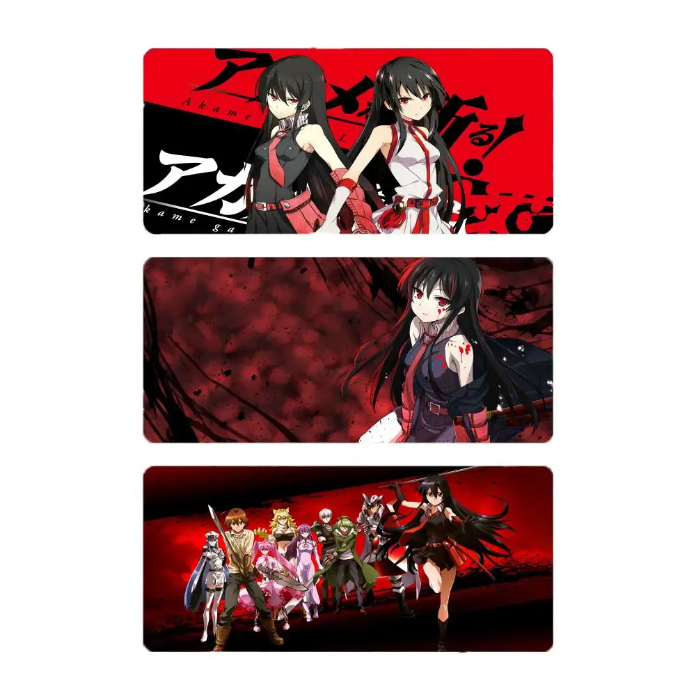 Brave Dark Anime A-Akame ga Kill Mouse Pad Mousepad Large Gaming LockEdge Thickened PC Table Desk Mat