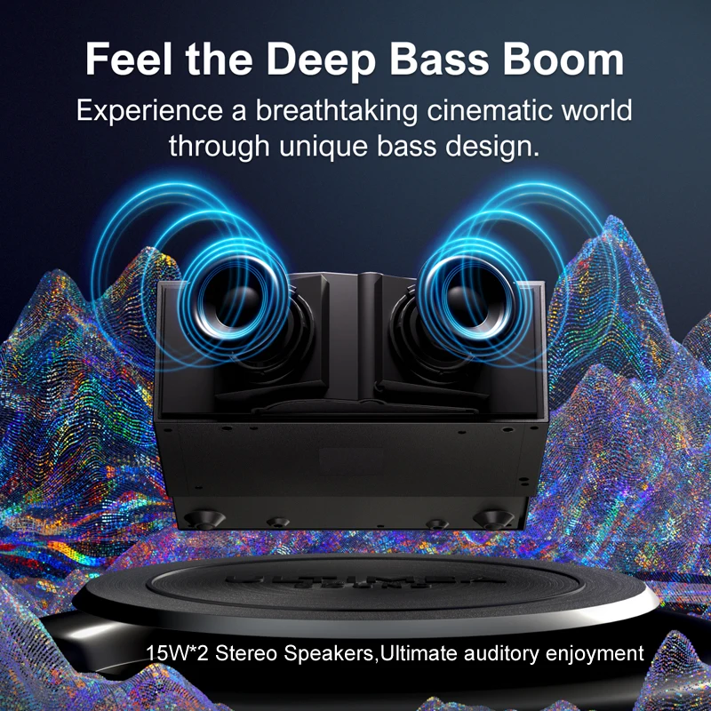 July008 Projector Factory OEM Full HD 1080P Projector Android 9.0 WiFi6 1G 32G Projetor 4k Video 3D Smart Home Theater Beamer