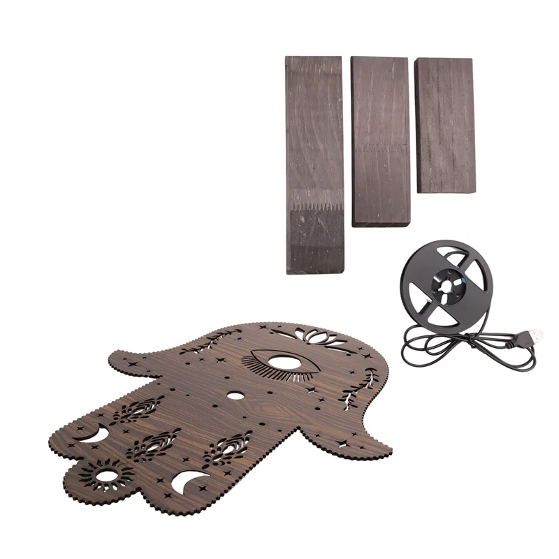 ABNM คริสตัลชั้นวางน้ํามัน Rack Organizer ชั้นวางไม้ผนังตกแต่ง Wall Mount ห้องนั่งเล่น Home B