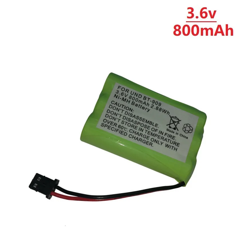 1-10Pcs rechargeable cordless phone battery for uniden BT-909 BT909 3 * AAA ni-mh 800mAh 3.6V rechargeable batteries