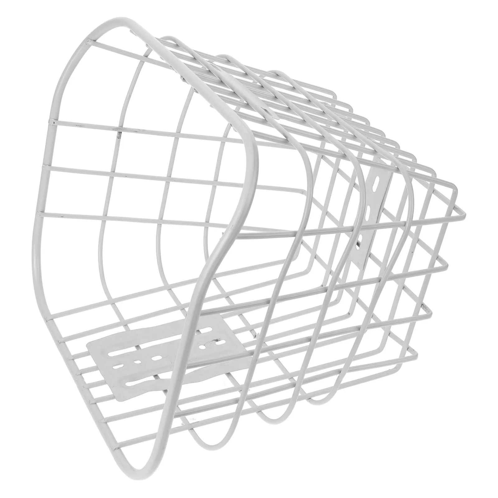 

Front Bike Basket for Electric Bicycle Sturdy Metal Wire Handlebar Container Detachable Thicken Cycling Storage Part