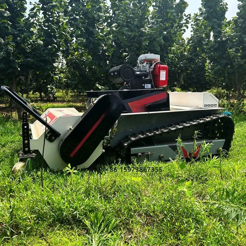 Remote Control RC Lawn Mower Industrial Mower for Sale Garden Use Grass Cutting Machine