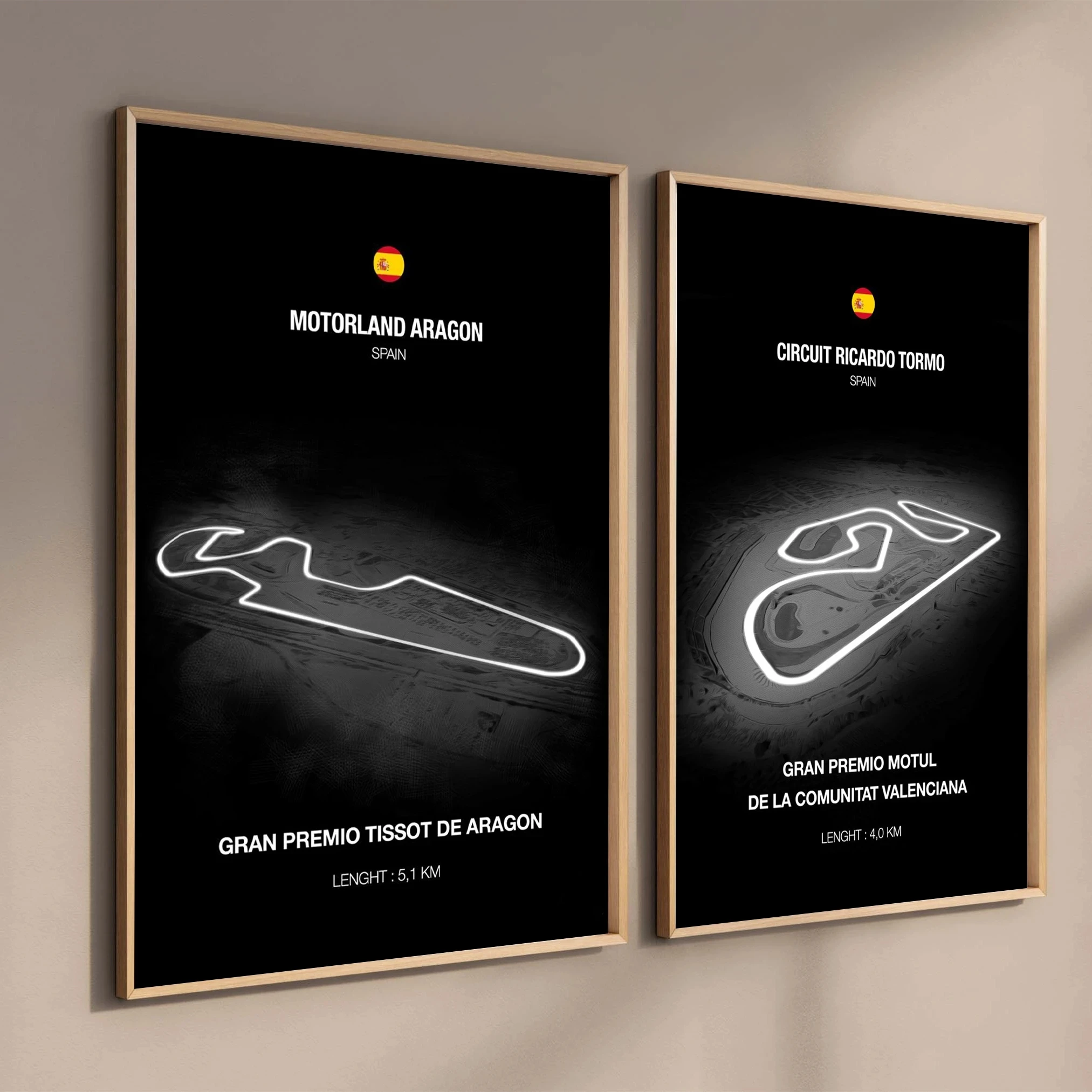 2023 Spain Motorcycle Grand Prix Circuit Track Poster Aesthetics for Wall Art Mural Moto Motorsport Room Decor Home Decoration