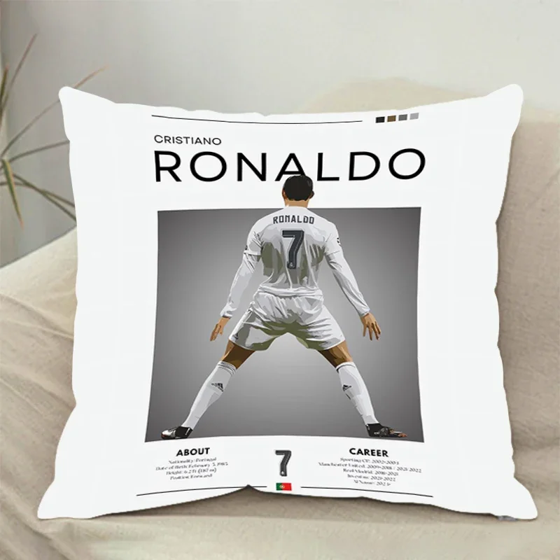 Square pillow bedroom sofa leisure comfortable pillow car living room R-Ronaldos Fashion printed pattern pillowcase Home Decor