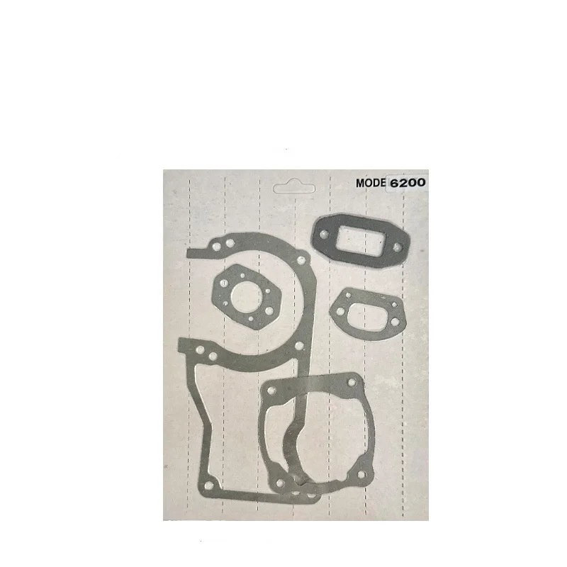 5PCS Gasket Set For Zenoah G621 G621AVS G620 6200 Chainsaw Muffler Cylinder Crankcase Carburetor Carby Gasket Seal