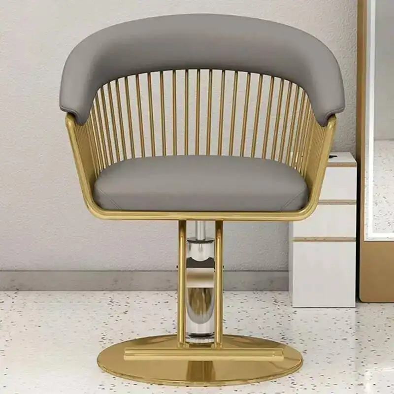 

Perm Nordic Luxury Barber Modern Chairs Professional Hair Dyeing Barber Chairs Barbershop Comfort Salon Furniture Taburete FYBC