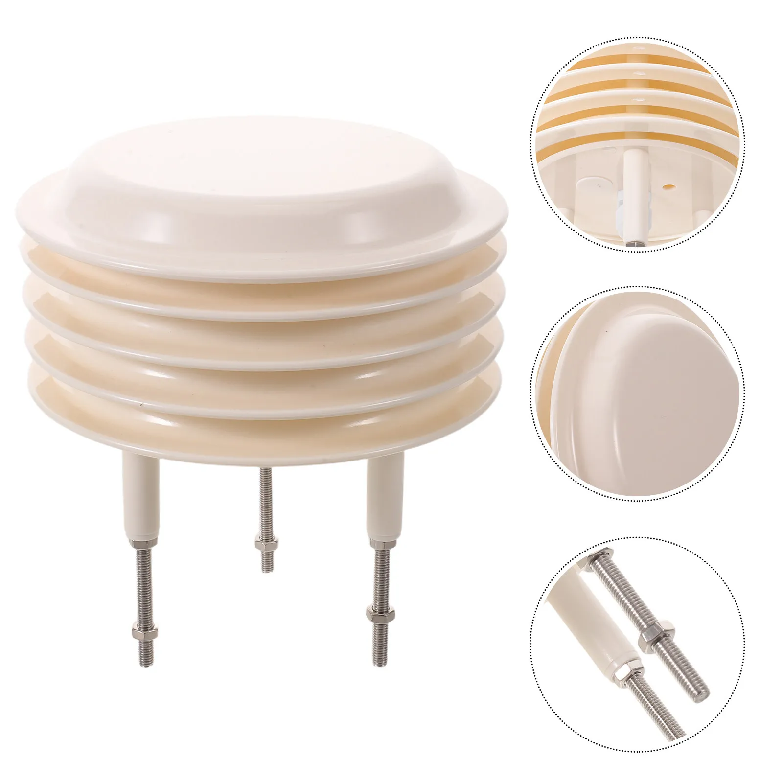 Weather Station Sensor Cover Uv Resistant Protective Shell Outdoor Temperature Sensor Housing Waterproof Transmitter Radiation