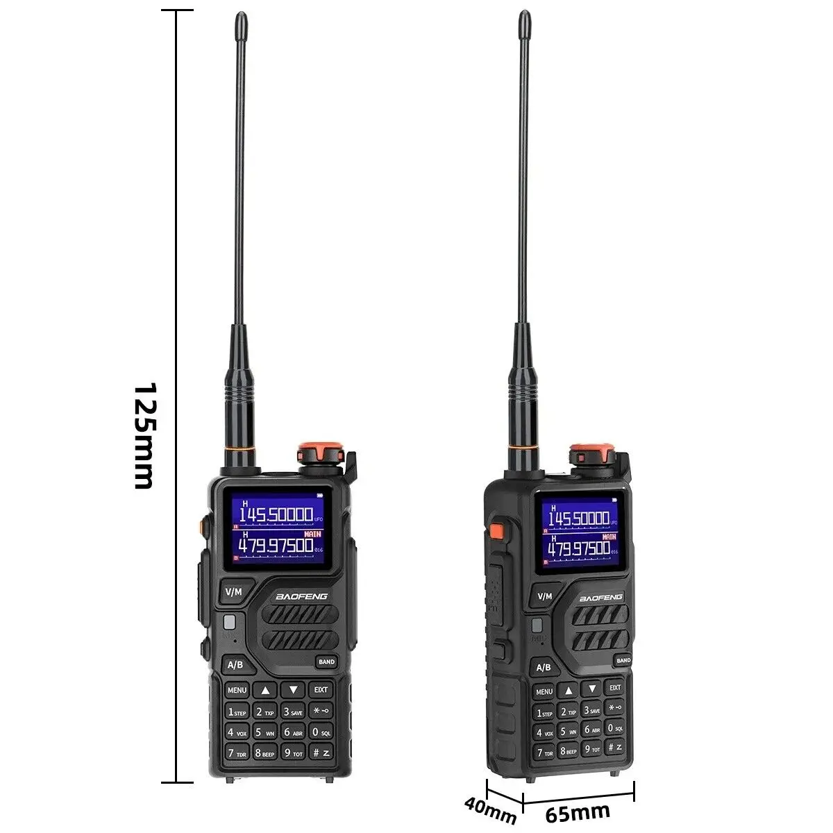 2 uds nuevo BaoFeng UV-K5 Plus Air Band Walkie Talkie 10W frecuencia de copia inalámbrica DTMF Radio bidireccional Ham de largo alcance para acampar