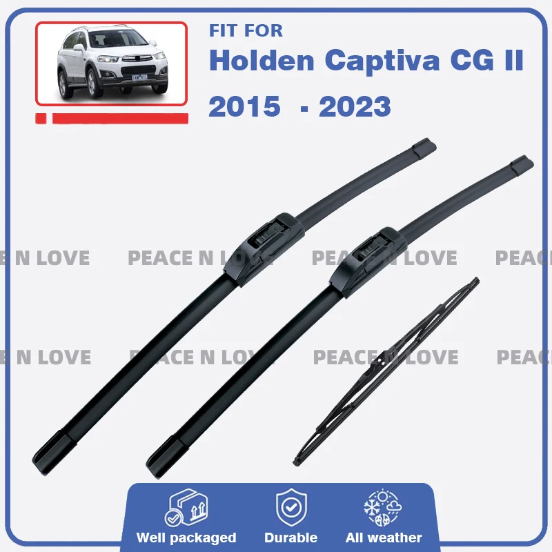 

Передние и задние щетки стеклоочистителя для Holden Captiva CG II 2015 2016 2017 2018 2019 2020 2021 2022 2023, аксессуары для лобового стекла