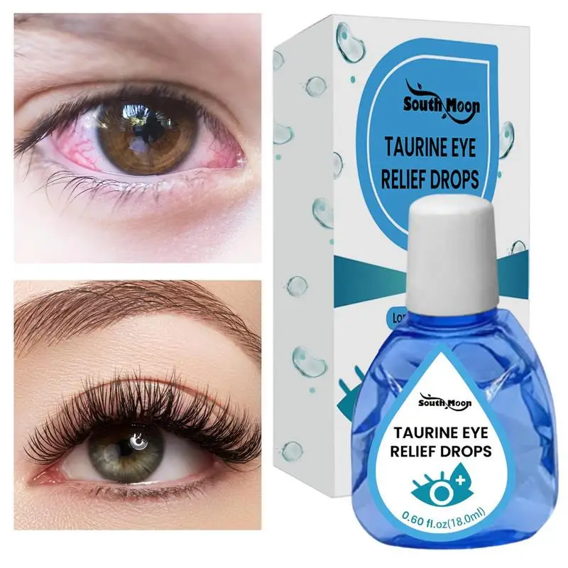 Lubricant Eye Drops Dry Eye Symptom Reliever Drop Multi-symptom Eye Care Products For Fatigue Dry Eyes Blurred Vision 18ml