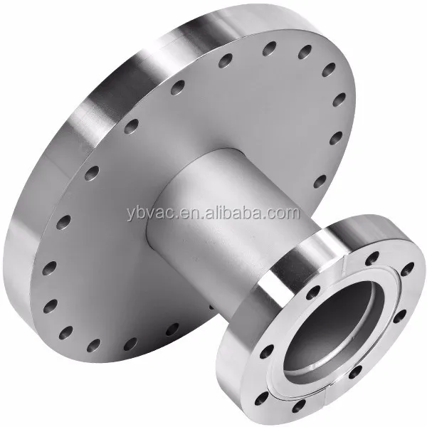 Customizable 316L Stainless Steel CF Ultra-High Vacuum Adapter Low Pressure Conflat Flange Reducer Precision-Machined Fittings