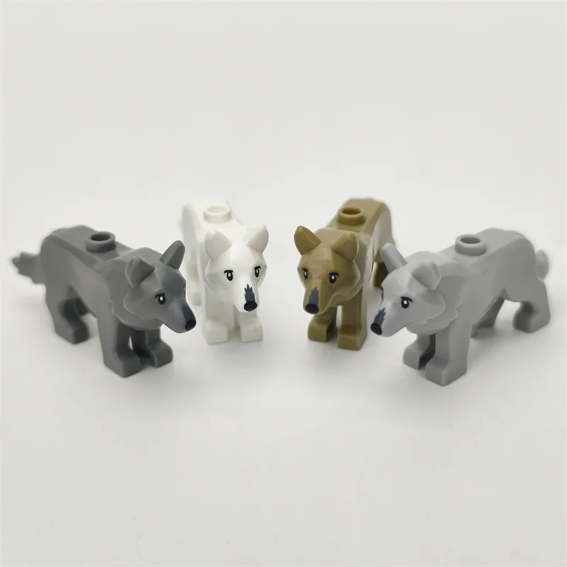 

Совместим с строительными блоками Lego из мелких частиц, собирающими животными, большим плохим волком, королем снежного волка, доступ к лесной сцене.