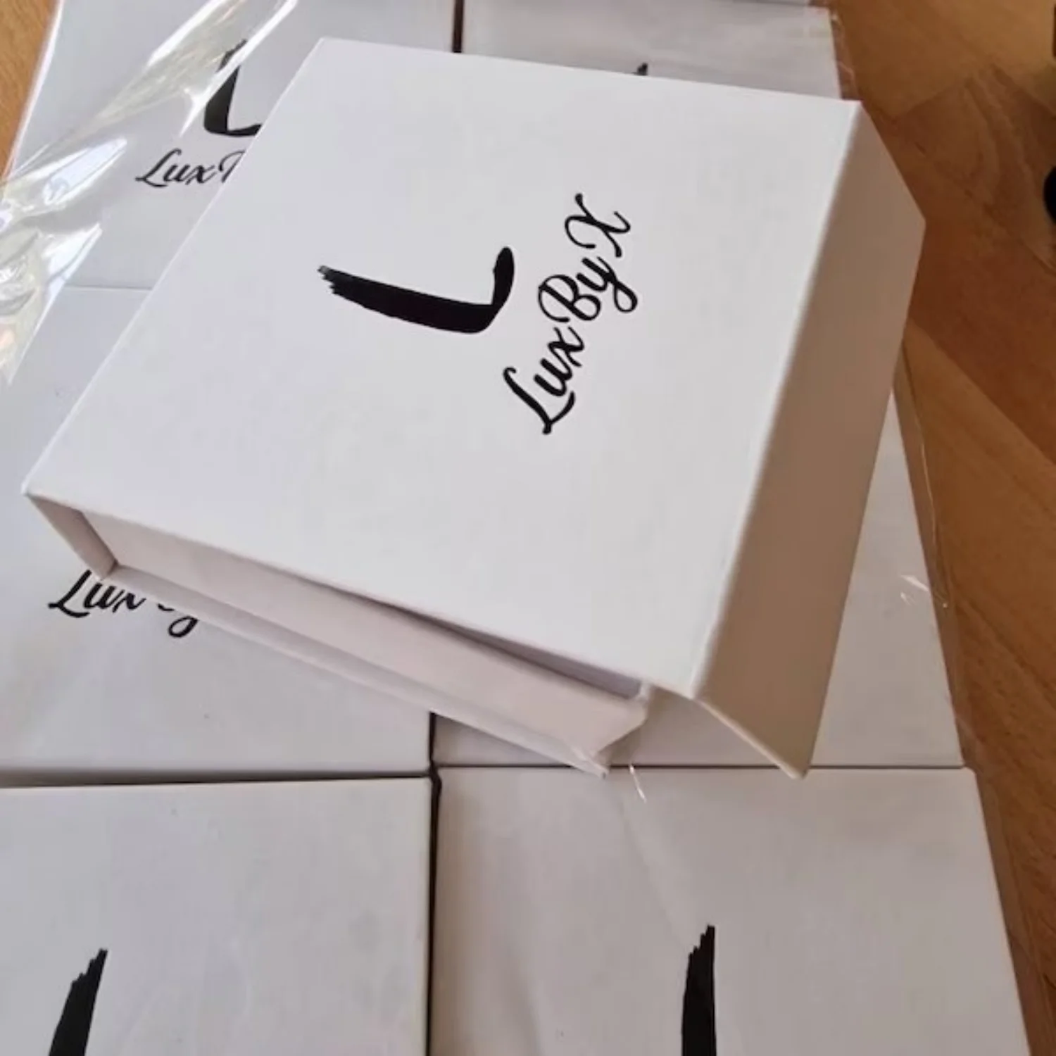 

20 шт. магнит бумажный картон серьги ожерелье кольцо упаковка подарочная шкатулка для драгоценностей с логотипом