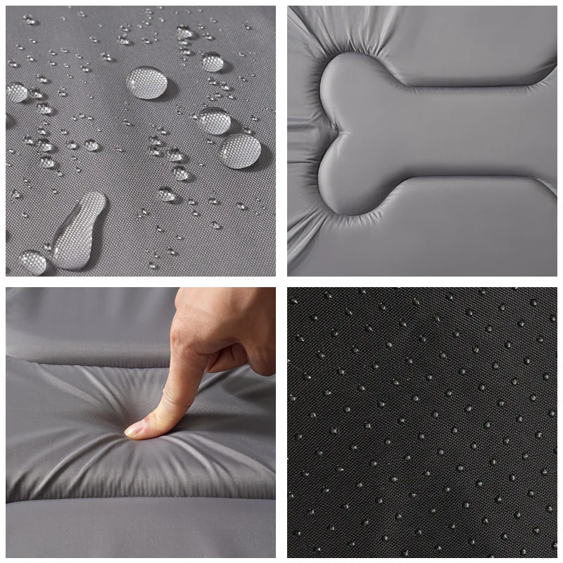 Waterproof Dog Bed Oxford Fabric Pet Bed Mats for Small Medium Large Dogs Cats All Season Fluffy Soft Pet Sleeping Accessories - view 2