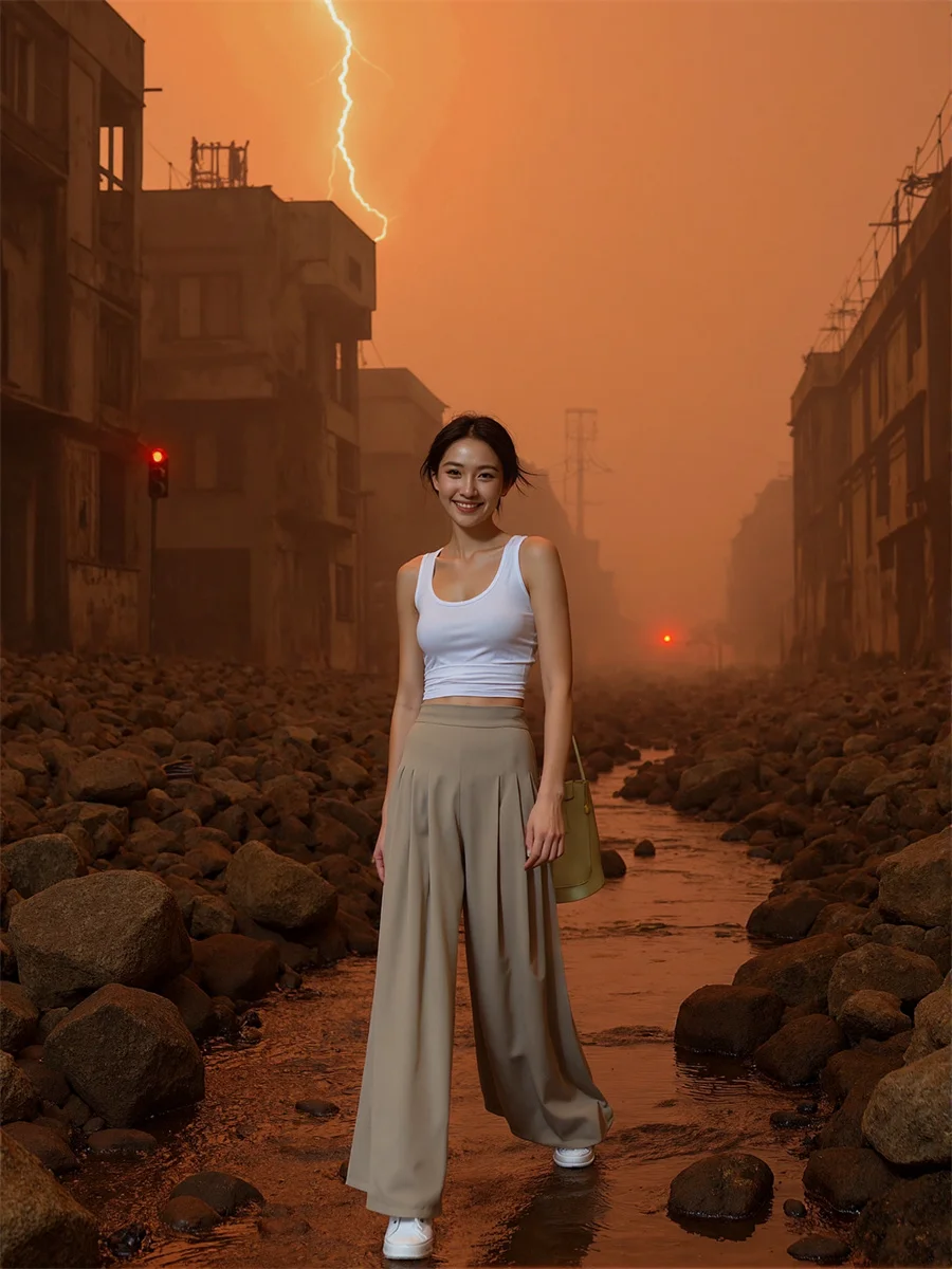 السراويل الكورية نمط أسود آلة قابل للغسل النساء مكتب العمل سيدة الأعمال التنقل الرسمي المهنية أنيقة عالية الخصر ضئيلة #1