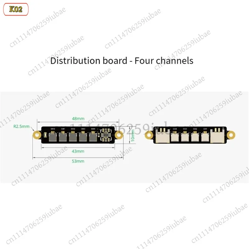 LK 618 Mega Sale 4 Channels Power Distribution Board Module For 3D Printer Parts IA005 Four-Channel Distributor view 4