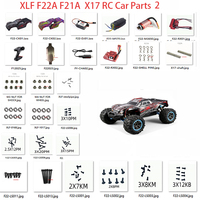 XLF F22A F21A Hosim X17 RC Car Accessories : Remote Control  ESC brushless motor servo  Lock Nut R-type screw