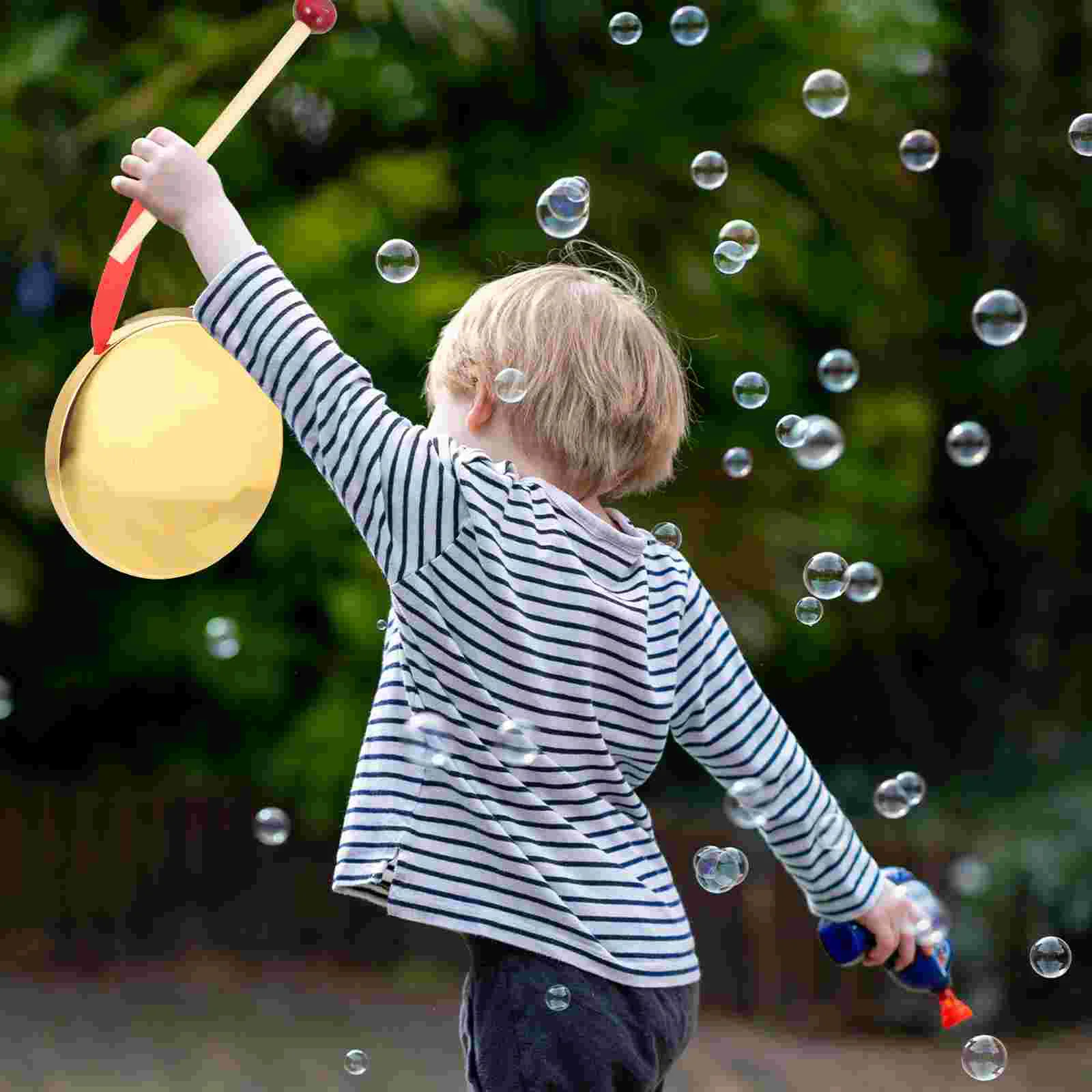 Small Gongs and Drums Music Instrument Opera Copper Mini Interesting Hand Cassette