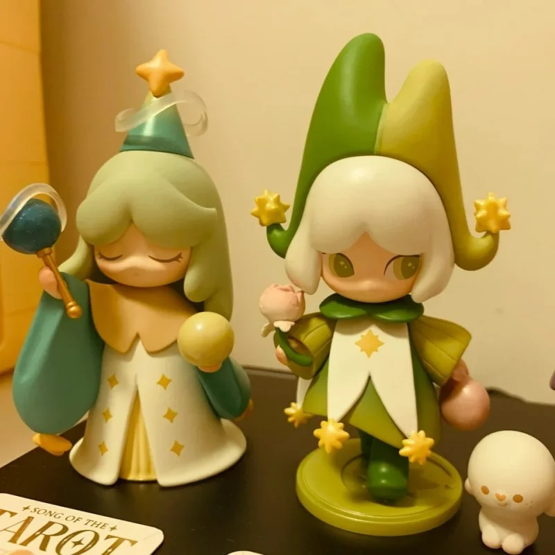 Laplly Stellar Songs Mystery Box Tarot Przepowiedni i Zodiakalny Gashapon Prezent Kreatywna Dekoracja Figurka Black Day Star Master Empress