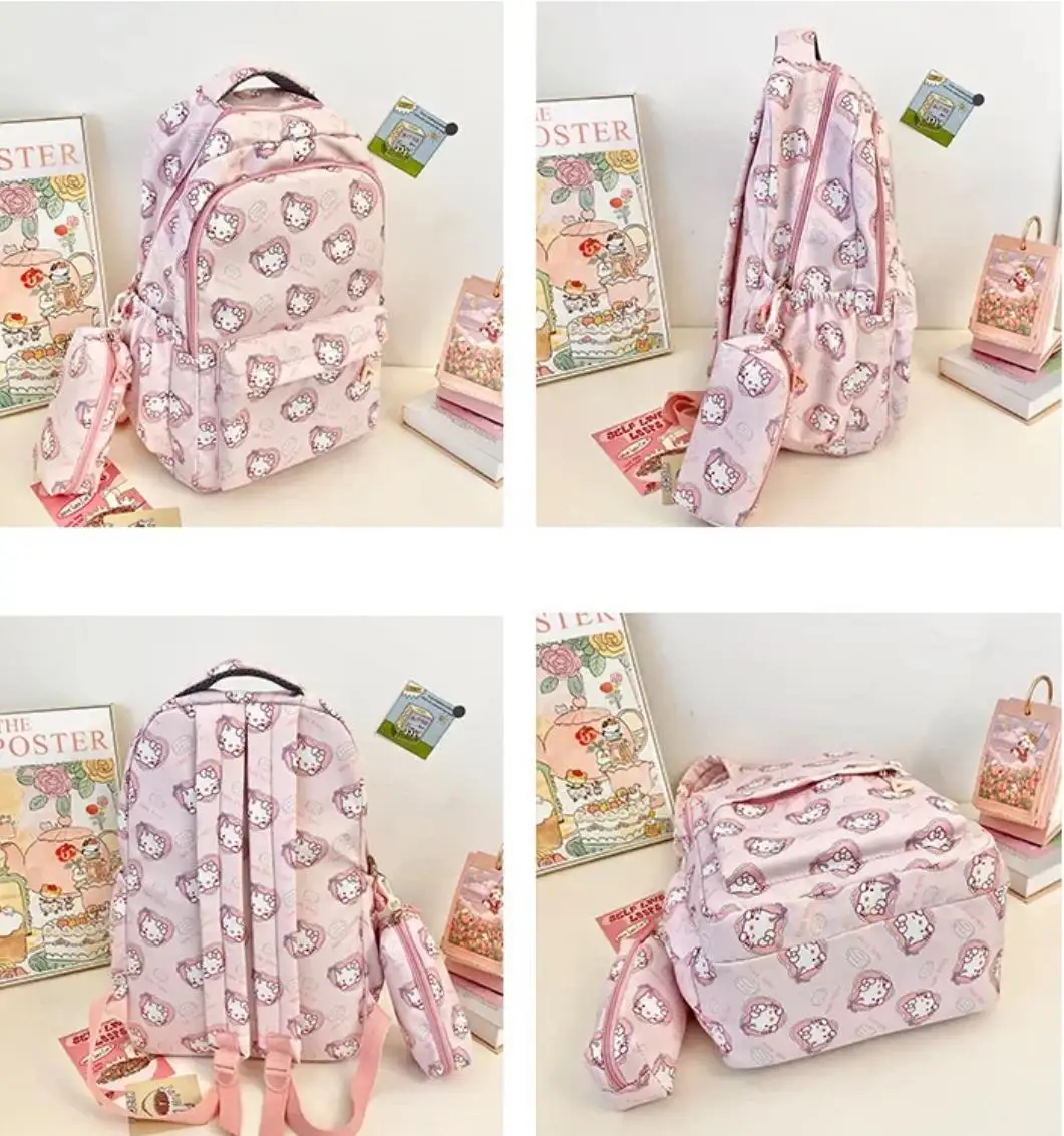 Sanrio hello kitty lente nieuwe rugzak cartoon Oxford doek grote capaciteit schooltas middelbare scholieren schoudertas