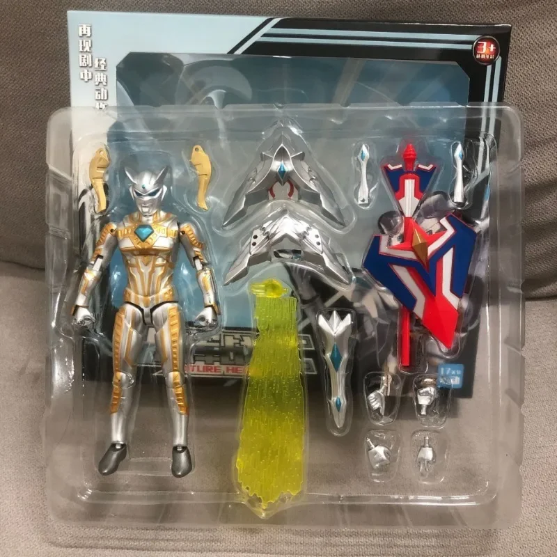 18cm Combination Ultraman Zero Belial Atrocious Dark Zagi Glitter Trigger Eternity Action Figures Collection Model Toys Gifts