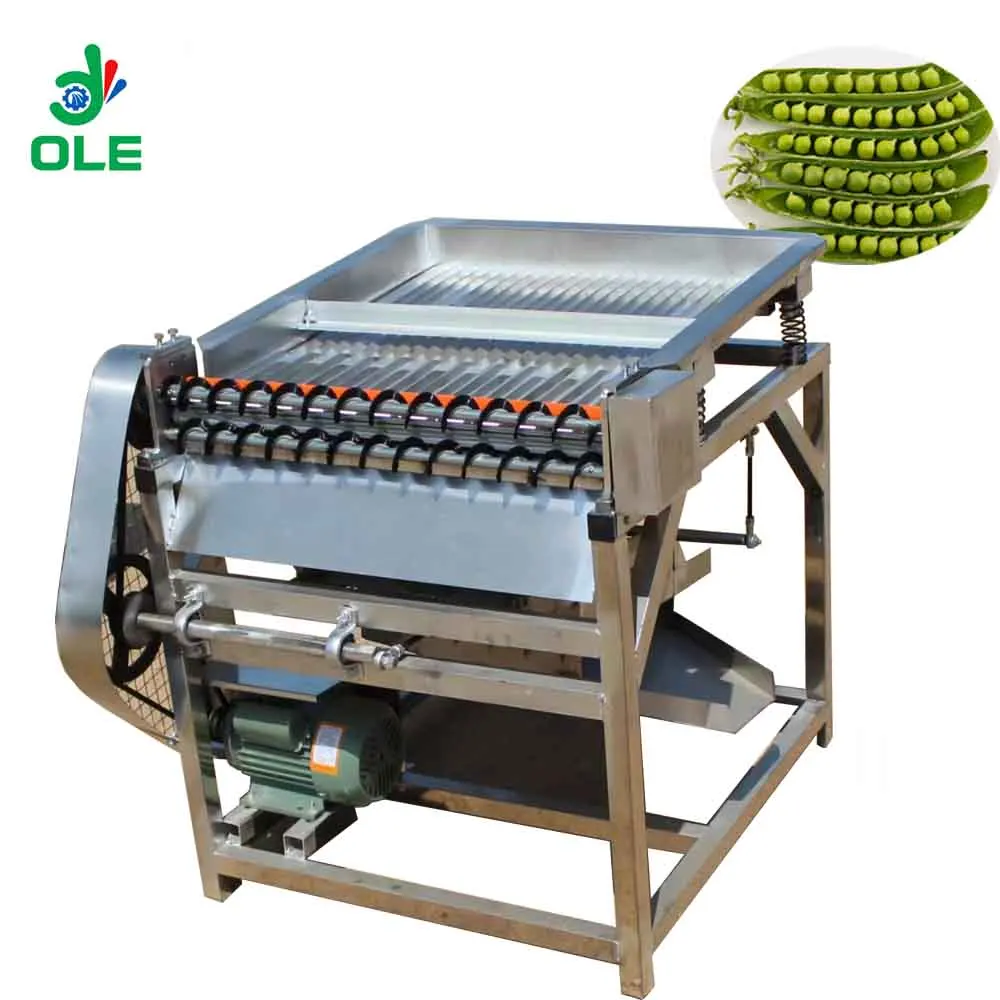 

400kg/h Green Peas Shelling Machine Newest Green Bean Peeling Machine Automatic Fresh Broad Bean Sheller Machine