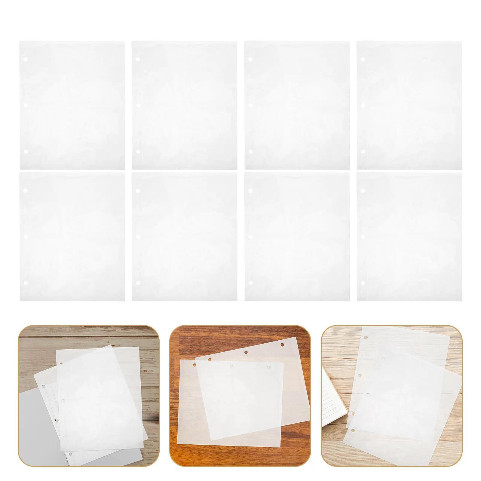 

10 Pcs Card Binder Baseball Sleeve Sleeves Protectors Pocket PP Anime Photo Pockets