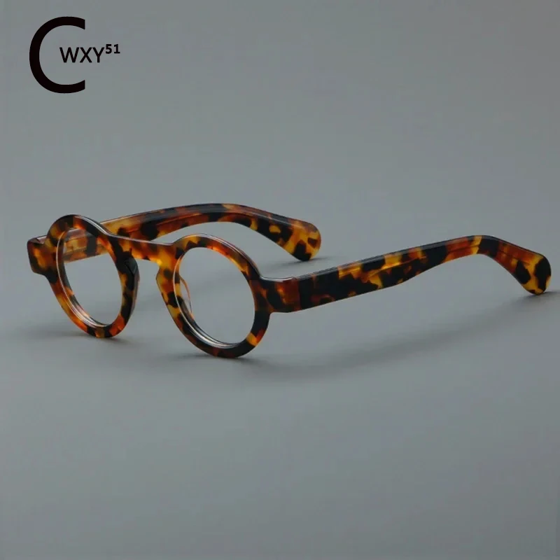 

882818 Round Eyeglass Frames Men High-quality Acetate Optical Prescription Glasses Women Myopia Reading Personalized Eyeglasses