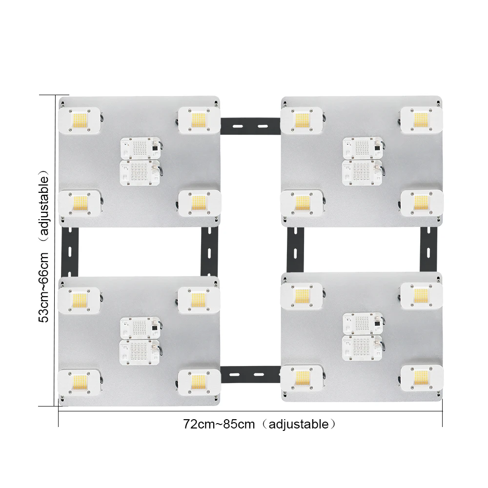 YXO Sam-sung LM283B Quantum LED Grow Light 600W 1000W Full Spectrum Phytolamp For Indoor Plants Grow Tent Hydroponics Greenhouse