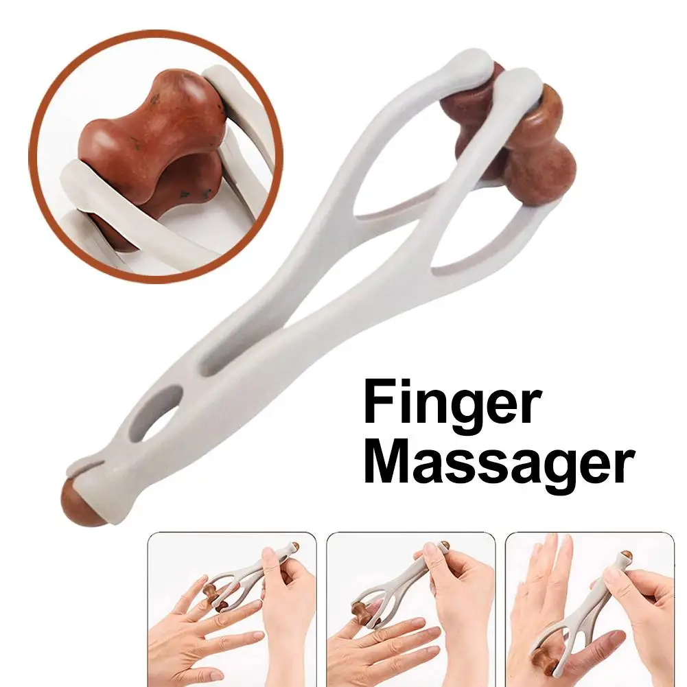 

Hand Finger Massager Roller Finger Joint Acupressure Massage Muscle Relaxation Tool Foot Hand Massager For Arthritis Pain Relief