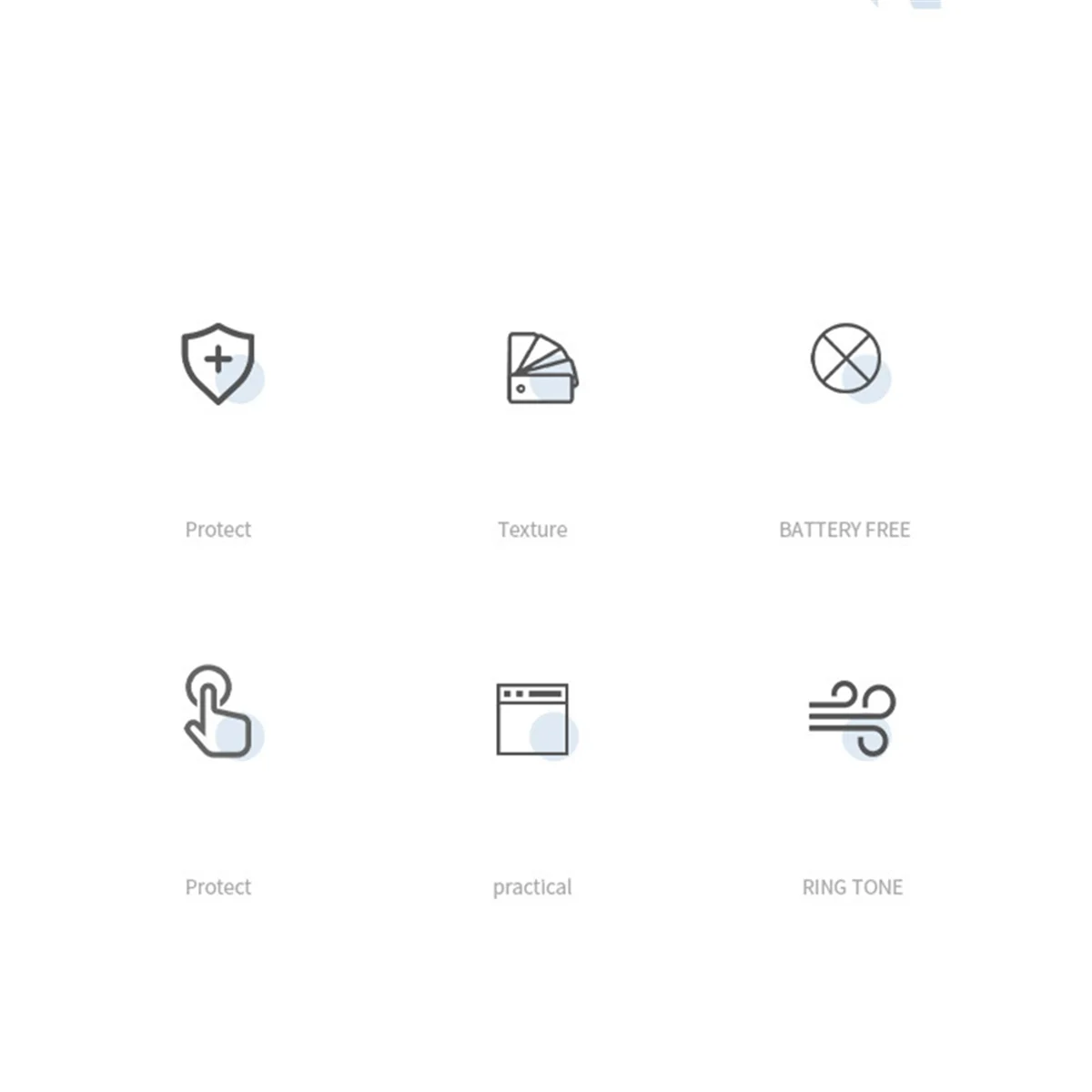 FZFZ 자체 전원 무선 초인종 배터리 없음 방수 도어 벨 차임 링 노인 발신자 홈 보안 장치 EU 플러그