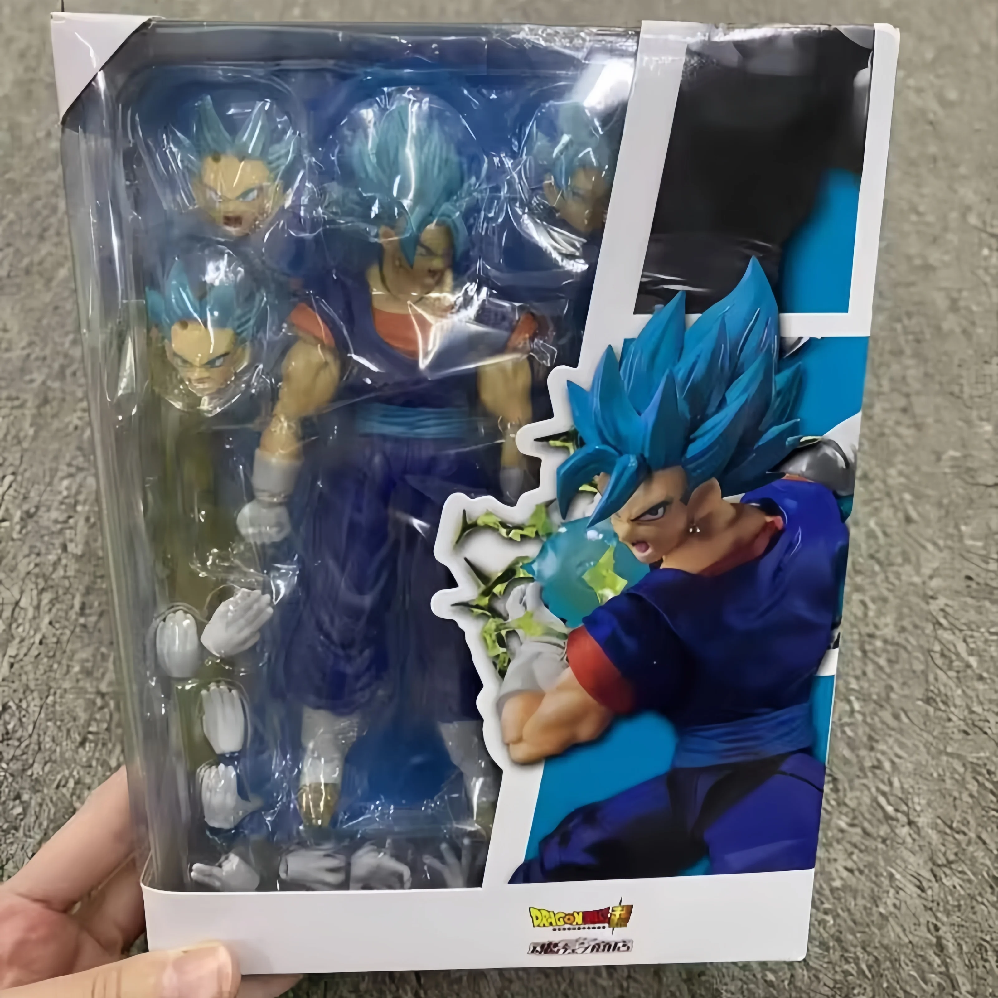 Hot Dragon Ball Super Vegito Blue Action Figure Vegetto S.H.Figuarts Shf Super Saiyan God Pvc Anime Desk Decoration Gifts Toy