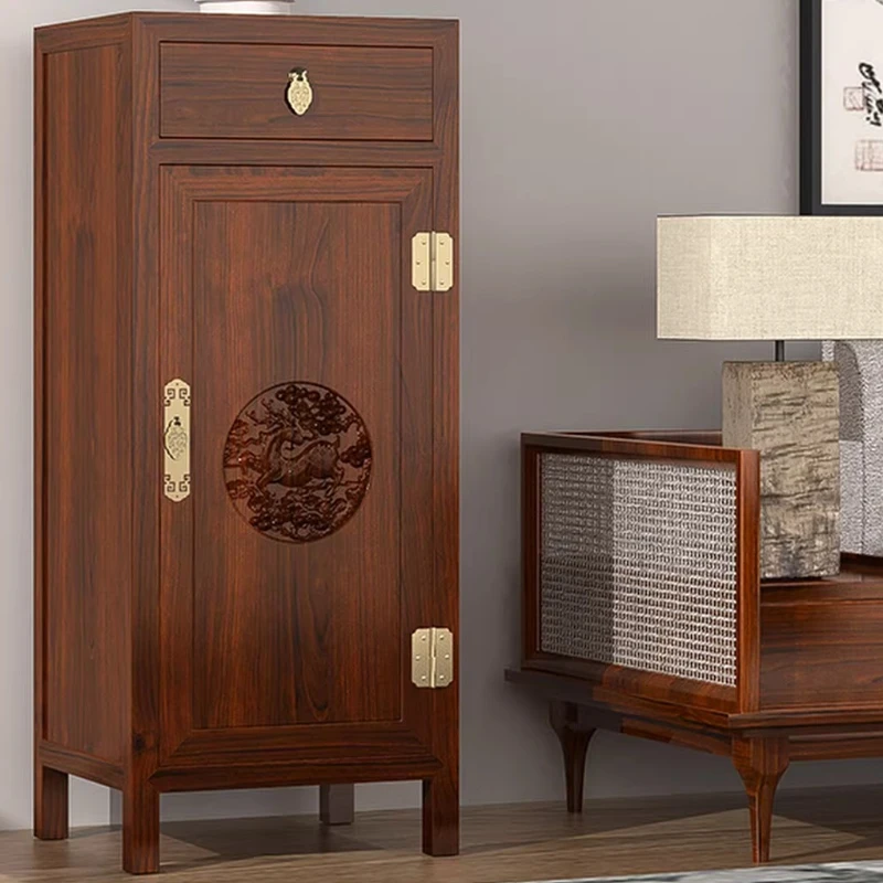 Chinese solid wood invisible safe, household, fixed large-capacity safe