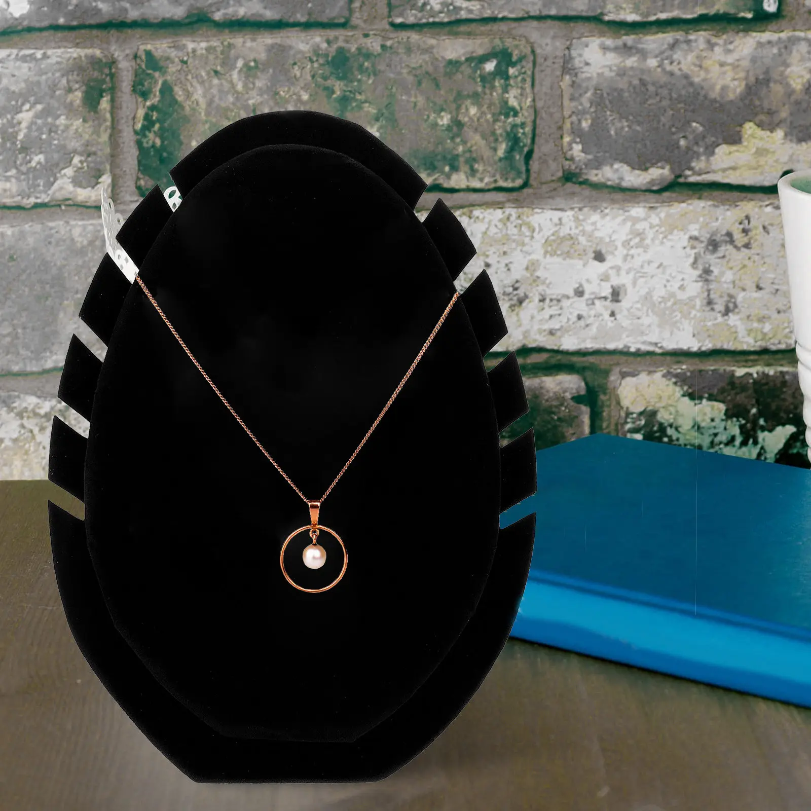 

1Pcs Necklace Display Stand Elegant Neck Chain Holder Jewelry Organizing Shelf for Bracelets and Necklaces Creative Rack