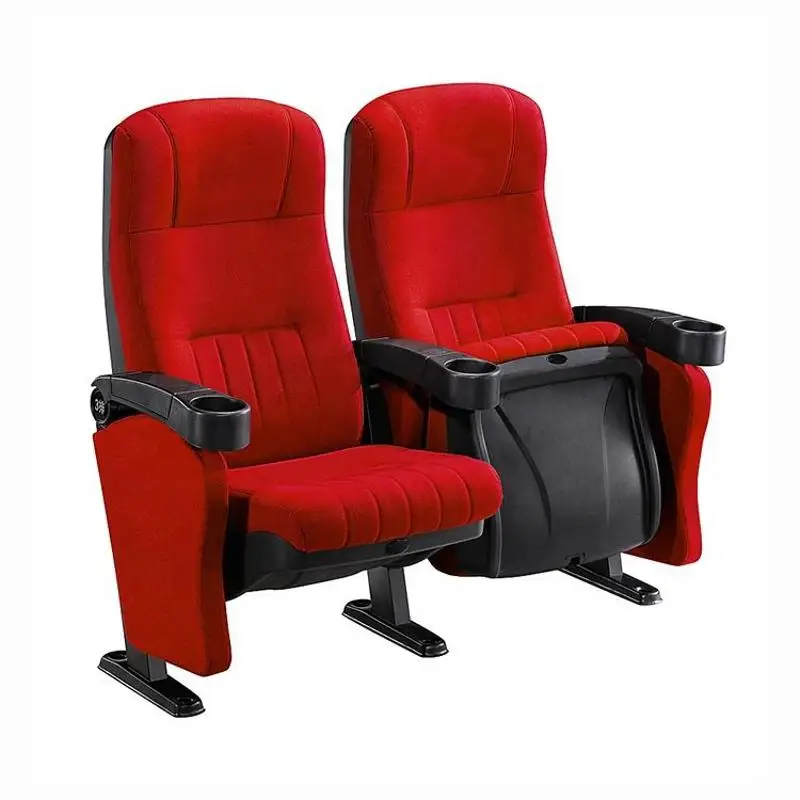 Free Design Theater Furniture Modern Folding VIP Cinema Chairs Theater Seats With Cup Holder