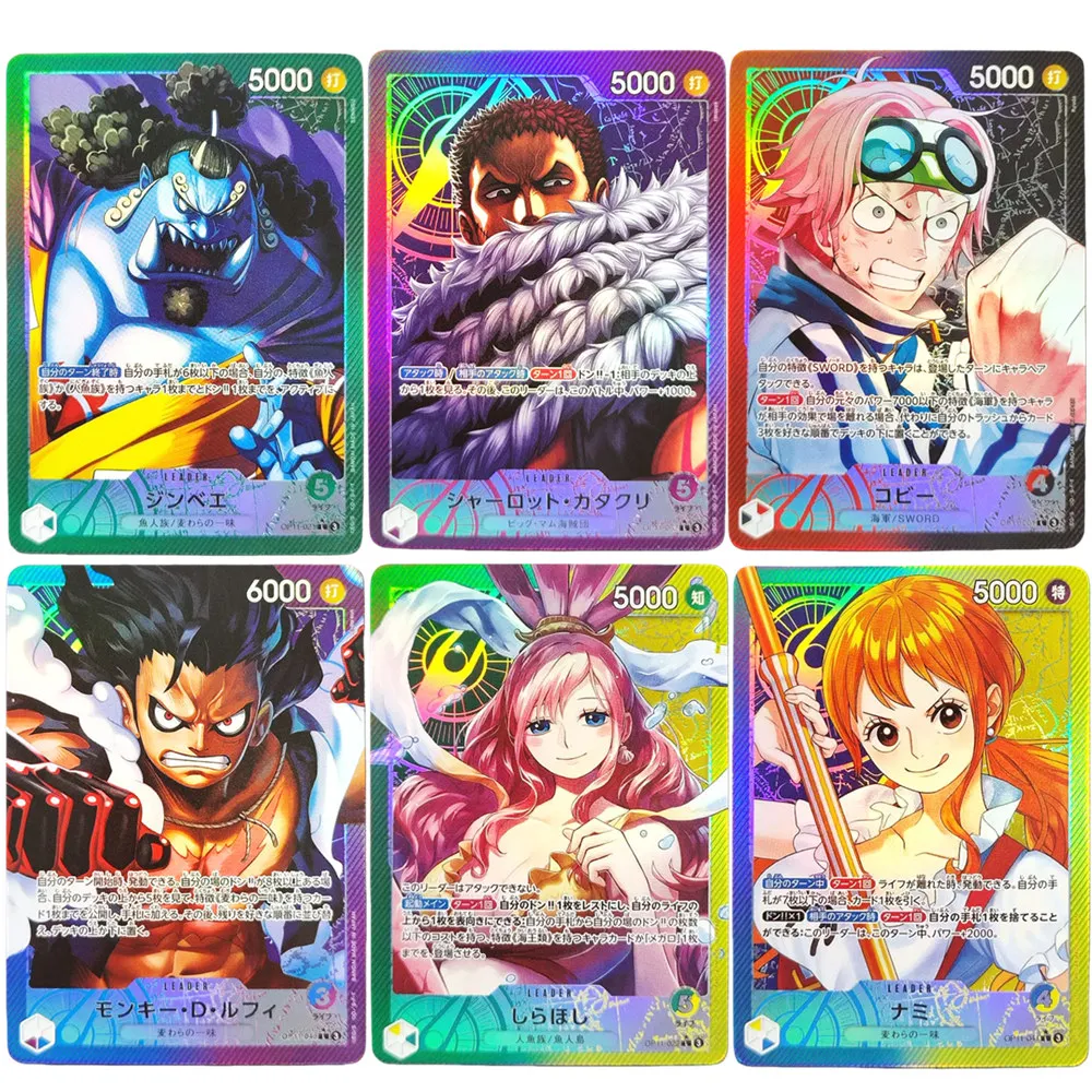 

DIY One Piece Card Game Nami Shirahoshi Koby Jinbe Luffy OP11-041 OP11-022 OP11-001 OP01-021 OP11-040 Japanese TCG Anime Cards