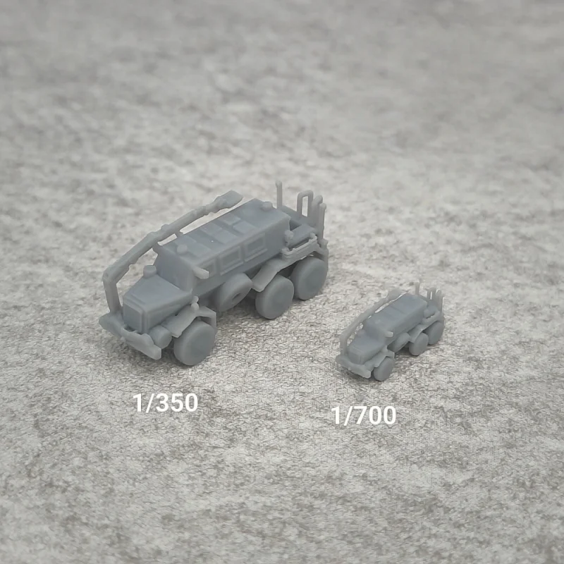 5PCS MPCV Buffalo противоминный автомобиль, модель из смолы 1/350 или 1/700, миниатюрная модель боевого танка TK443