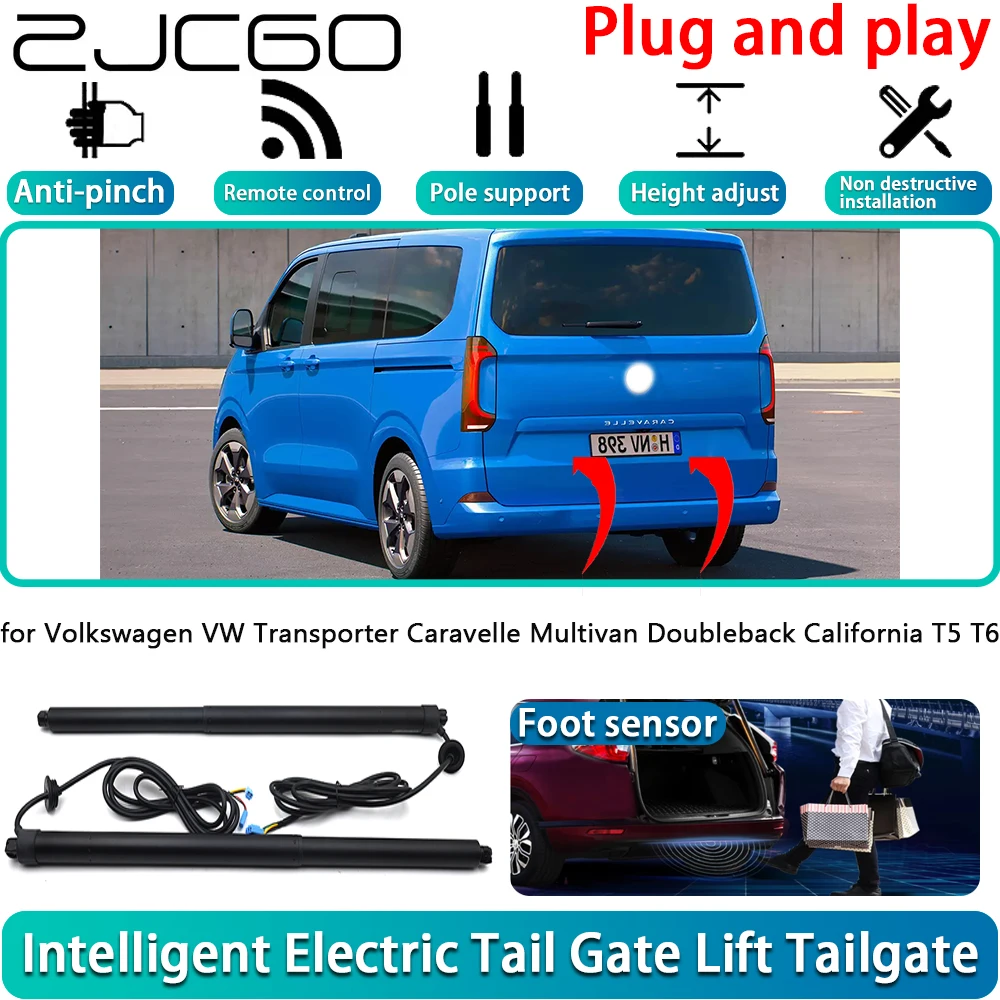 for Volkswagen VW Transporter Caravelle Multivan Doubleback California T5 T6 Powered Tailgate Power Liftgate Automatic Tailgate