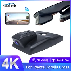 4K Dash Cam For Toyota Corolla Cross 2022 Plug and play Car DVR High Quality DashCam Camera Video Recorder Original