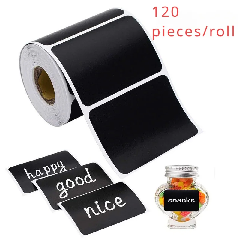 Blackboard Label PVC Mobile Waterproof Kitchen Storage Label Sticker